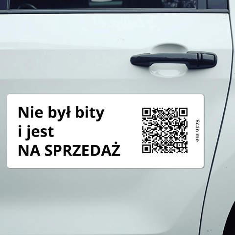 Custom Car Sticker – 'Never Crashed and Up for Sale' 3 - Pack - Sticker Brothers