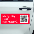 Custom Car Sticker – 'Never Crashed and Up for Sale' 3 - Pack - Sticker Brothers