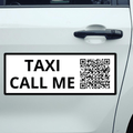 TAXI QR Sticker 3 - Pack - Sticker Brothers