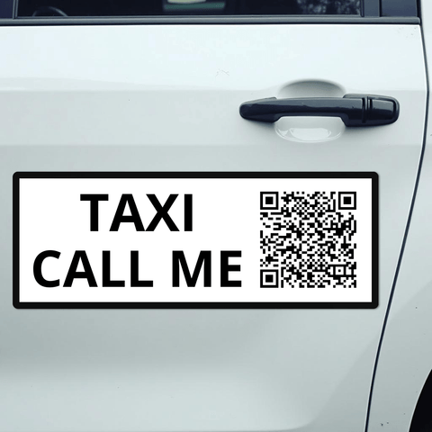 TAXI QR Sticker 3 - Pack - Sticker Brothers